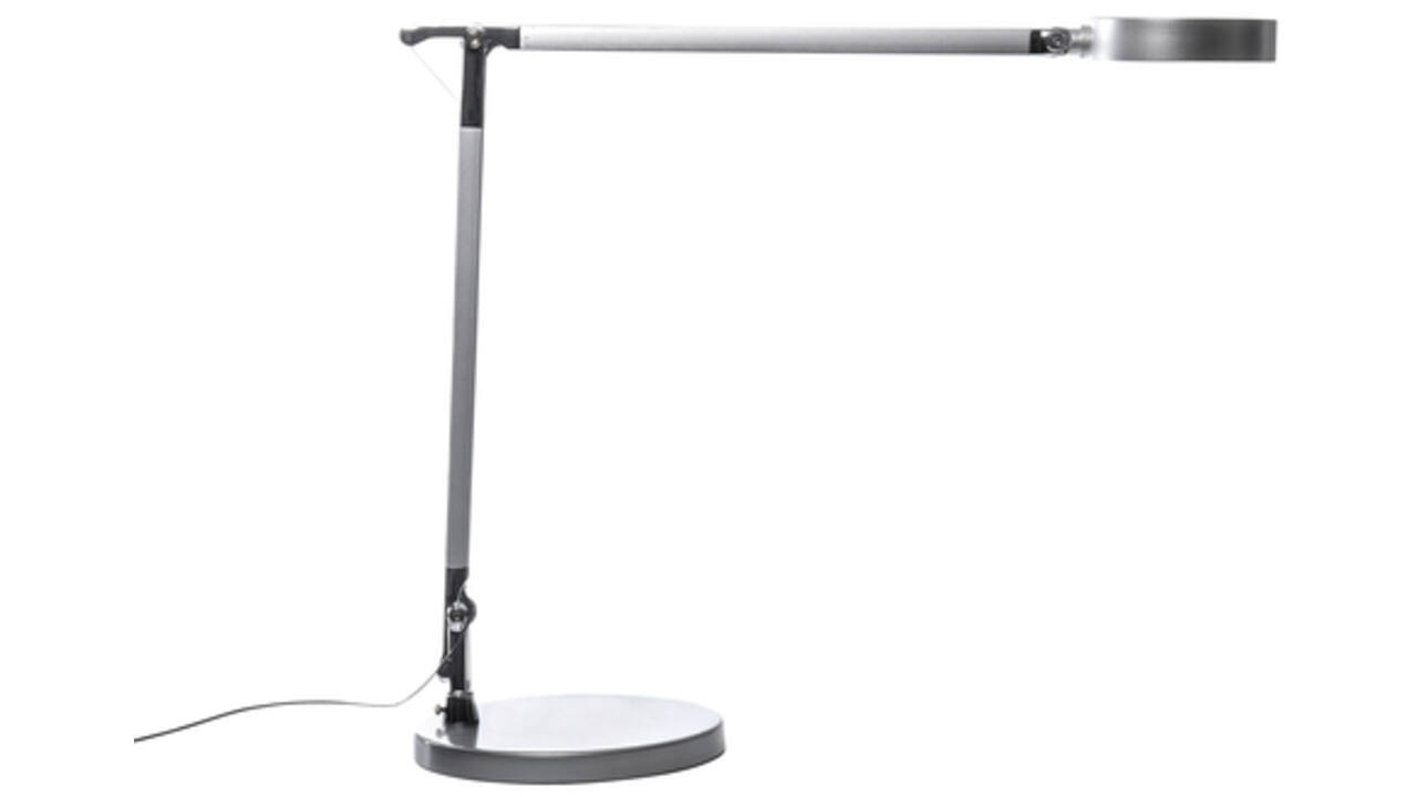 Bureaulamp MAUL Grace LED voet dimbaar colour vario zilver