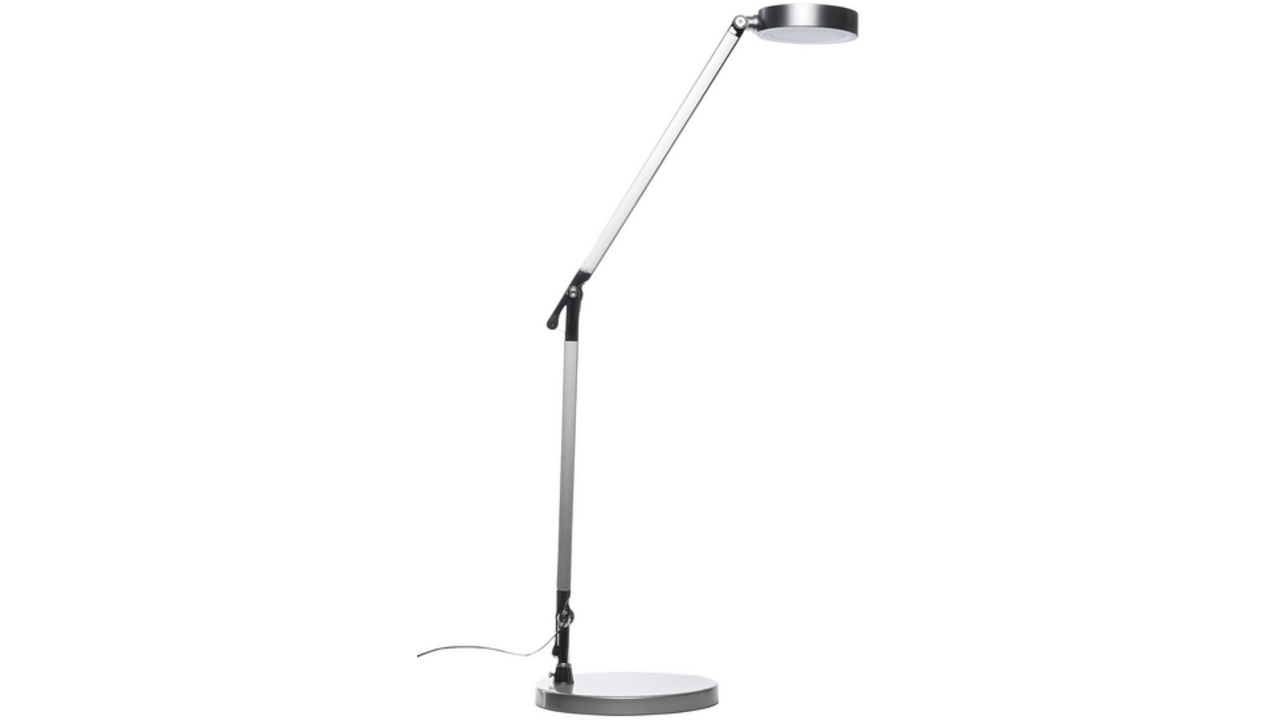 Bureaulamp MAUL Grace LED voet dimbaar colour vario zilver