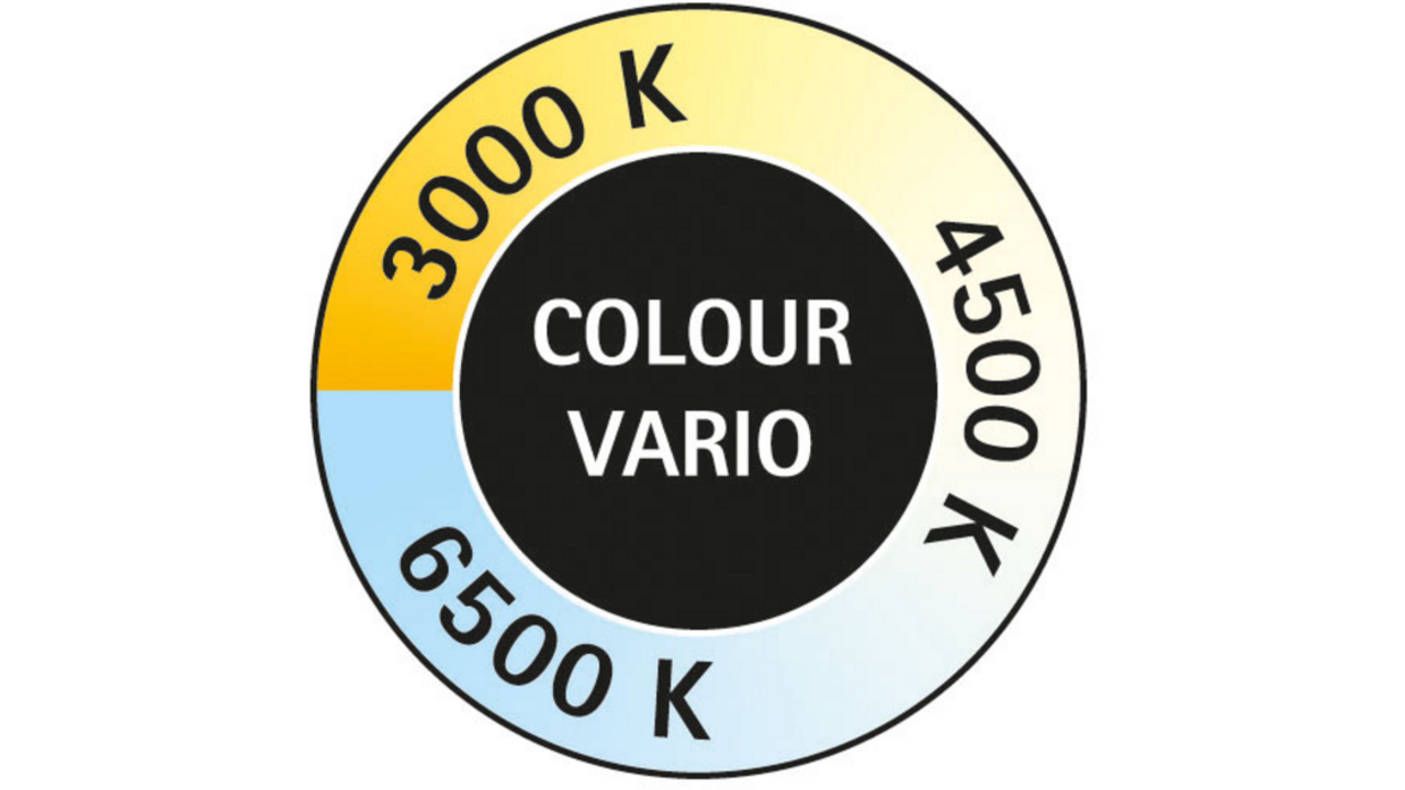 Bureaulamp MAUL Grace LED voet dimbaar colour vario zilver