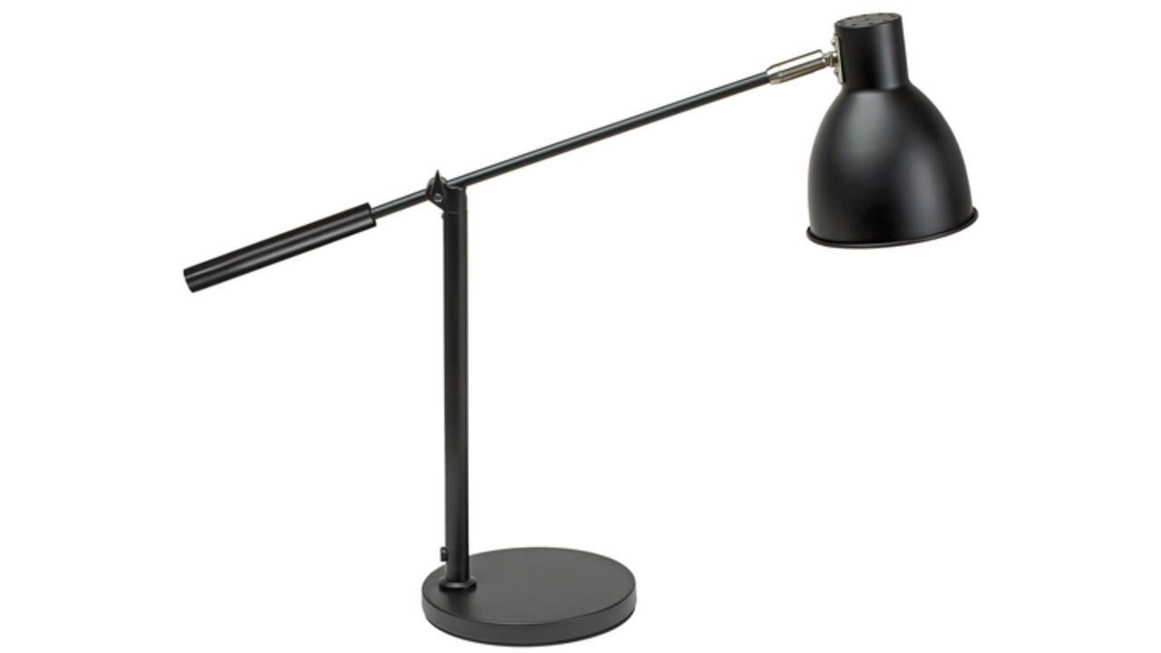Bureaulamp MAUL Finja excl. LED lamp voet zwart