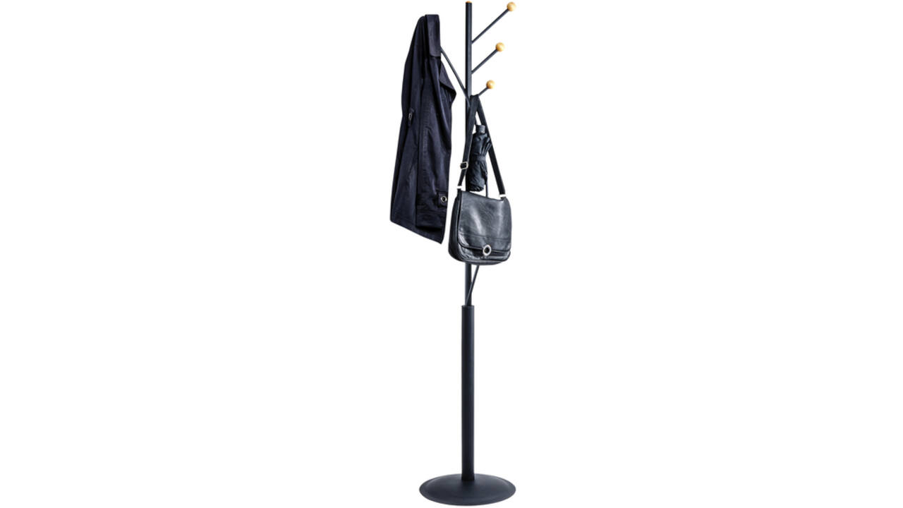 Kapstok MAUL Aura staand 180cm 4 haken zwart
