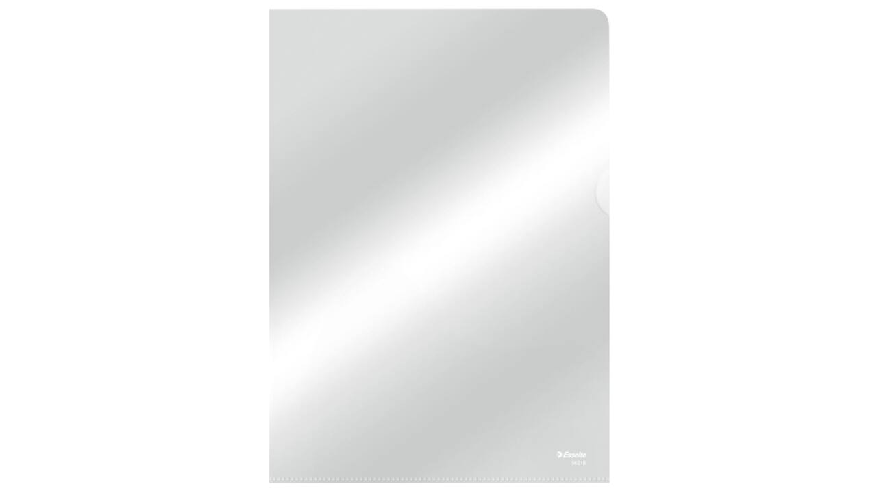 Insteekmap L-model Esselte standaard copy safe 0.11mm PP A4 glashelder 100 stuks