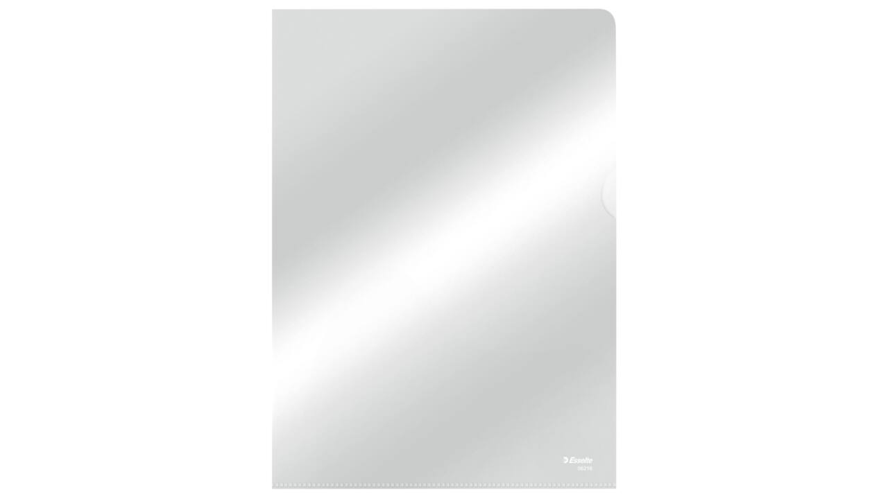 Insteekmap L-model Esselte standaard copy safe 0.11mm PP A4 transparant 10 stuks