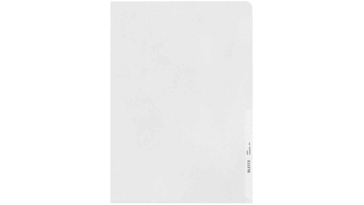 Insteekmap L-model Leitz Premium copy safe 0.17mm PP A4 transparant 100 stuks