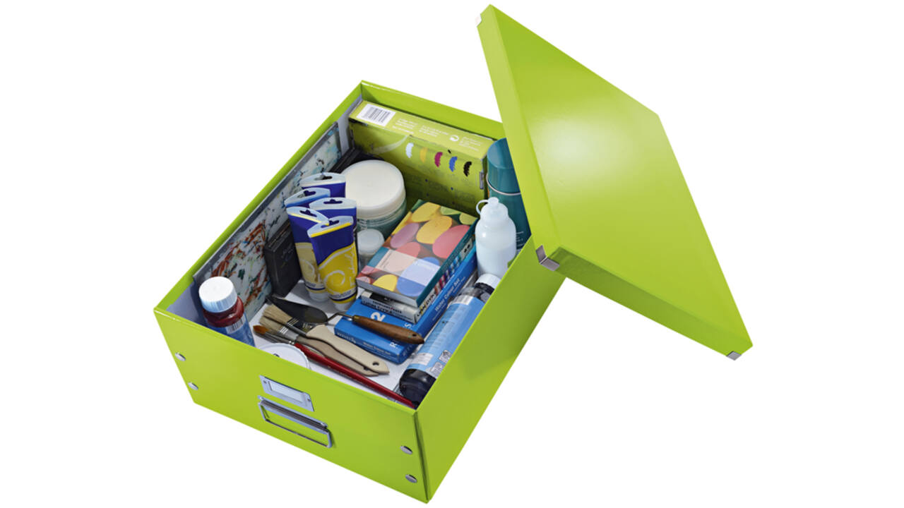 Opbergbox Leitz WOW Click & Store 369x200x482mm groen