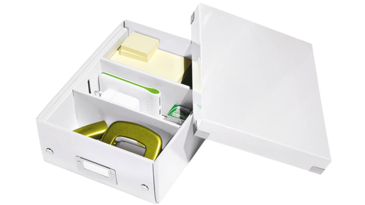 Sorteerbox Leitz WOW Click & Store 220x100x282mm wit