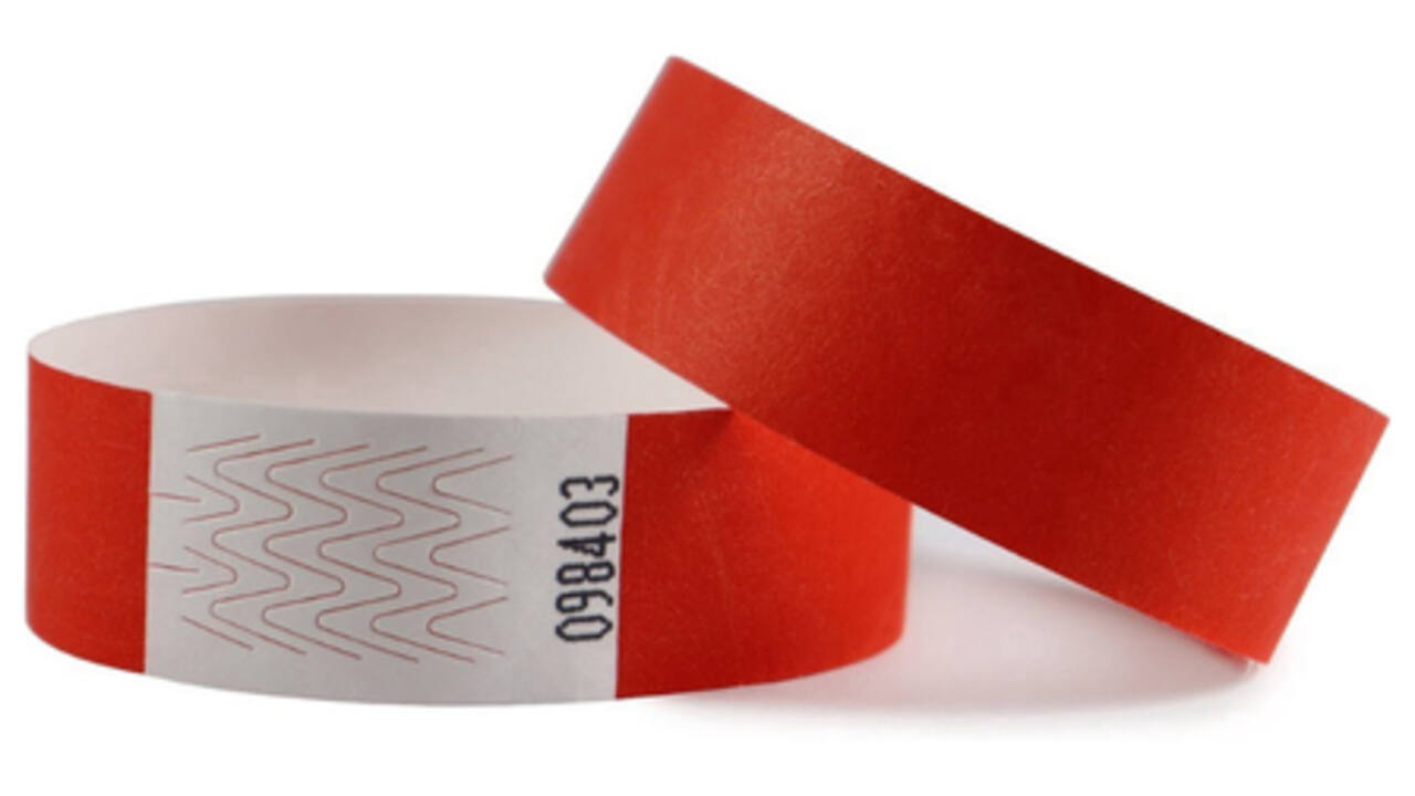 Polsband Combicraft Tyvek rood