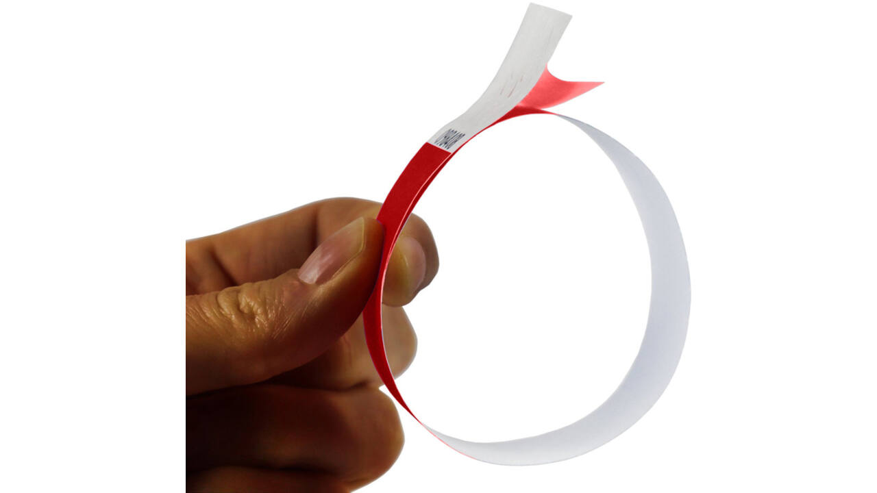 Polsband Combicraft Tyvek rood