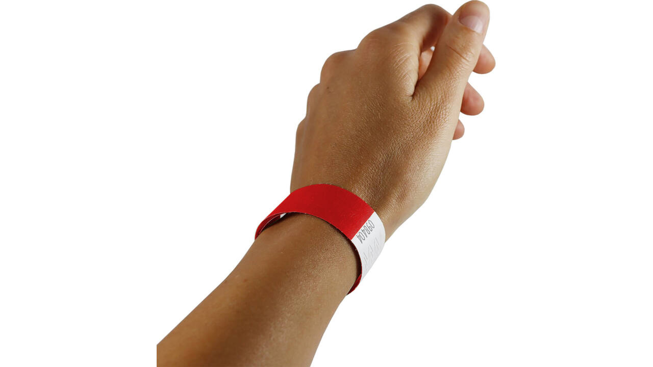 Polsband Combicraft Tyvek rood