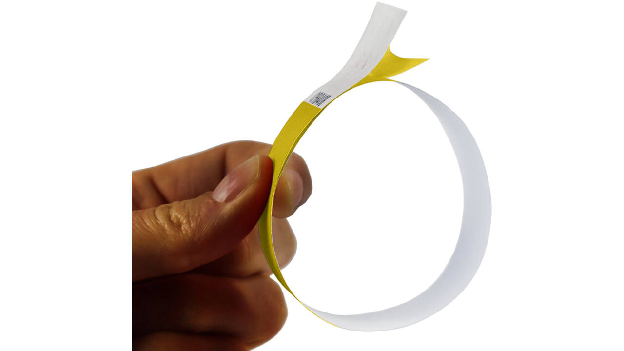 Polsband Combicraft Tyvek geel