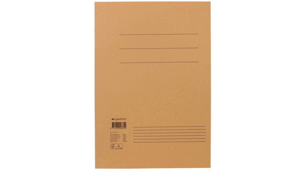 Dossiermap Quantore folio 300gr chamois