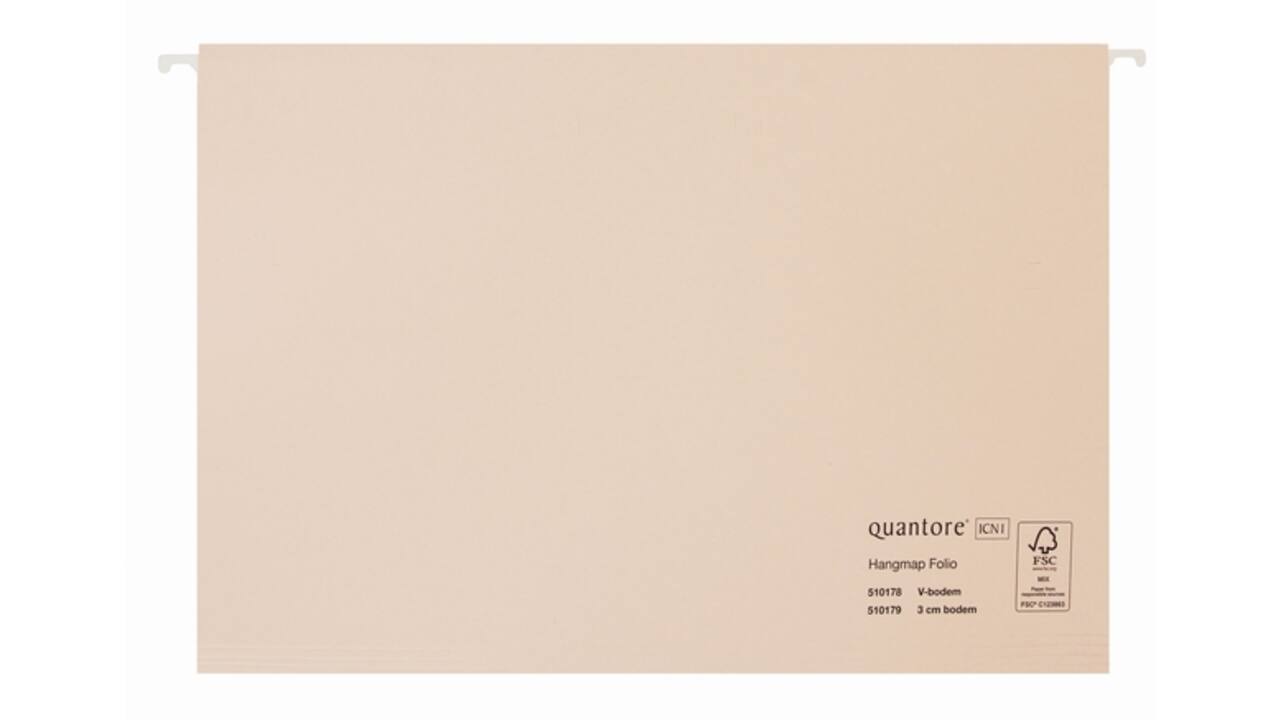 Hangmap Quantore ICN1 Folio V-bodem chamois