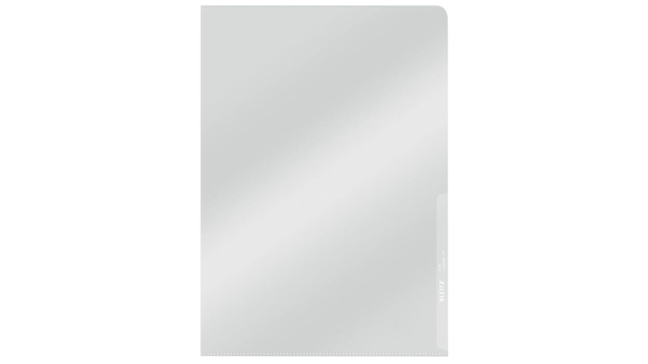 Insteekmap L-model Leitz Premium lasnaad copy safe 0.15mm PVC A4 transparant 100 stuks