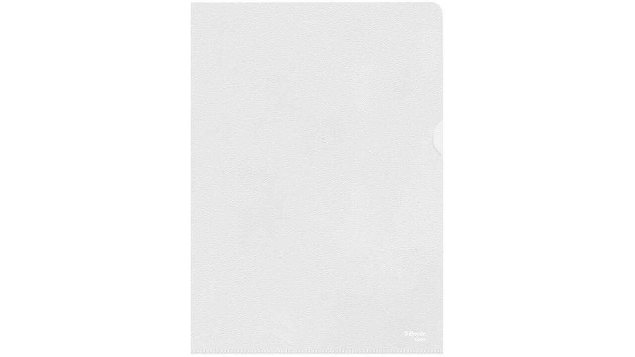 Insteekmap L-model Esselte standaard copy safe PP A4 transparant 100 stuks