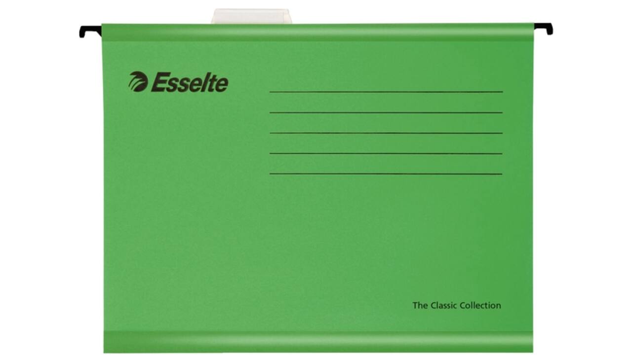 Hangmap Esselte Classic A4 V-bodem 345x240mm groen
