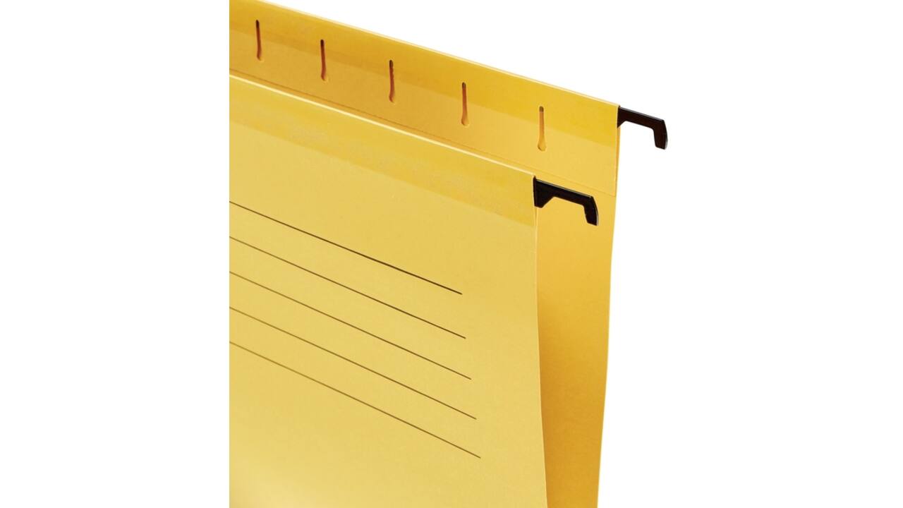 Hangmap Esselte Classic A4 V-bodem 345x240mm geel