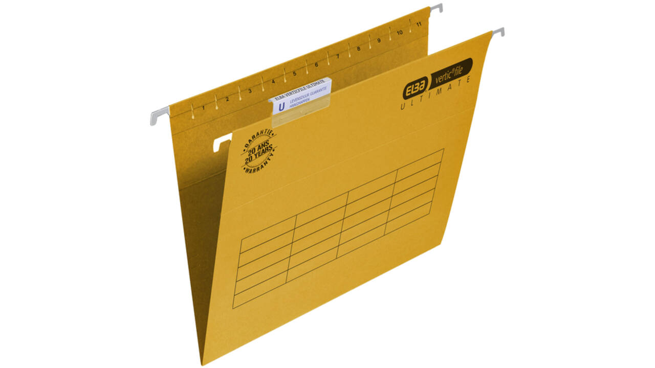Hangmap Elba Verticfile Ultimate A4 V bodem geel