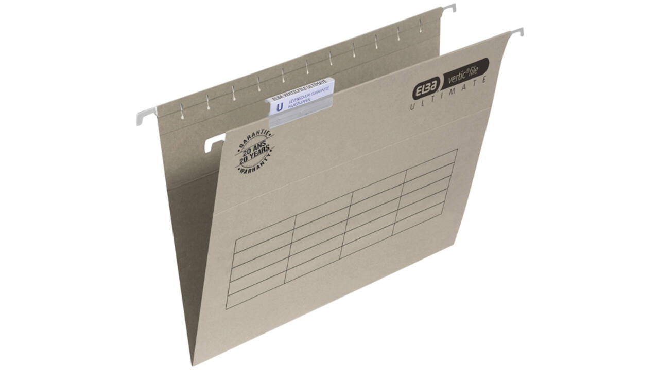 Hangmap Elba Verticfile Ultimate folio V-bodem grijs