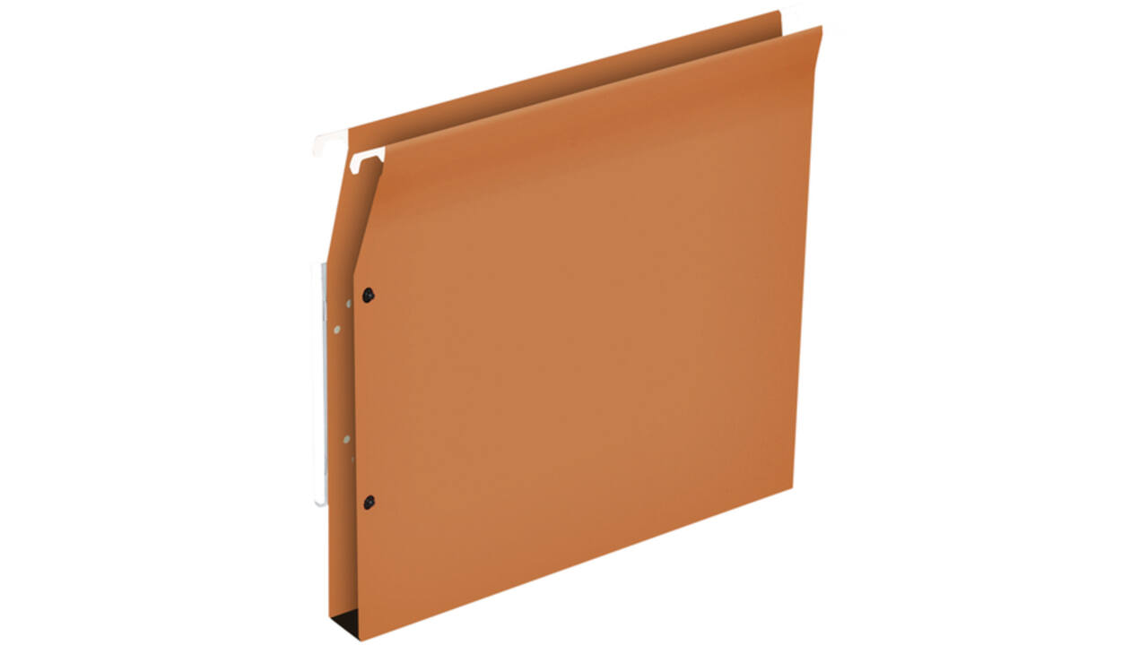 Hangmap Medium Flex A4 U-bodem 30mm karton oranje