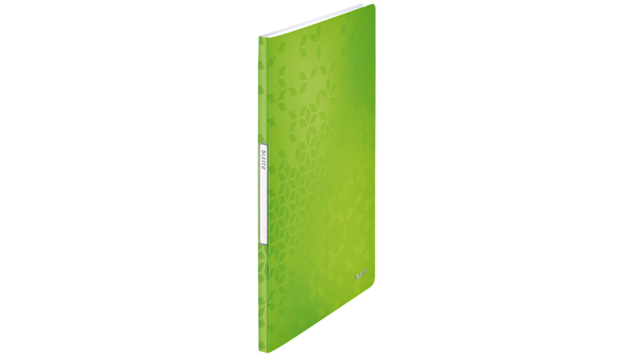 Showmap Leitz WOW A4 20-tassen PP groen