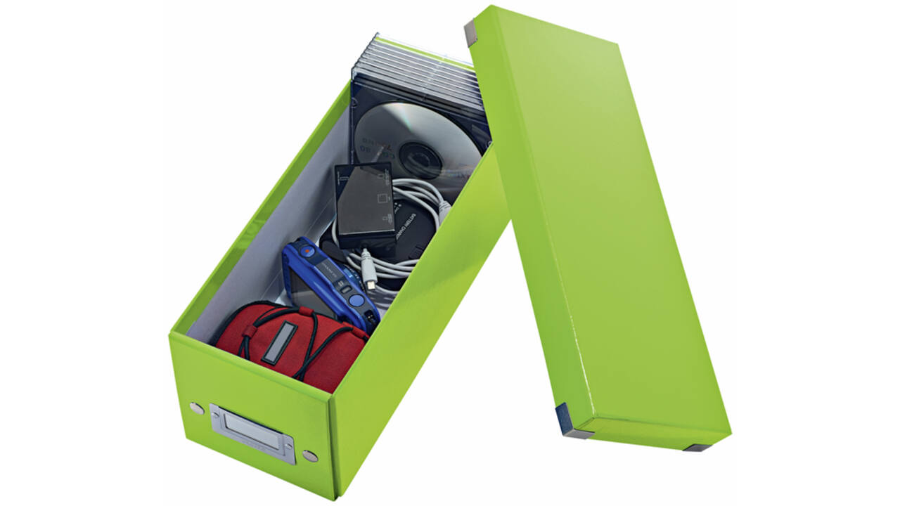 CD-box Leitz WOW Click&Store 143 x 136 x 352 mm groen