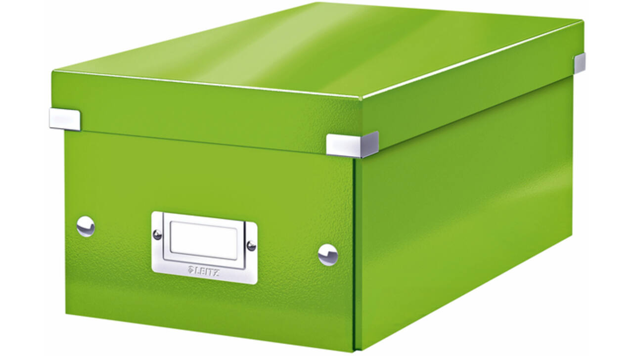 DVD-box Leitz WOW Click&Store 206 x 147 x 352 mm groen