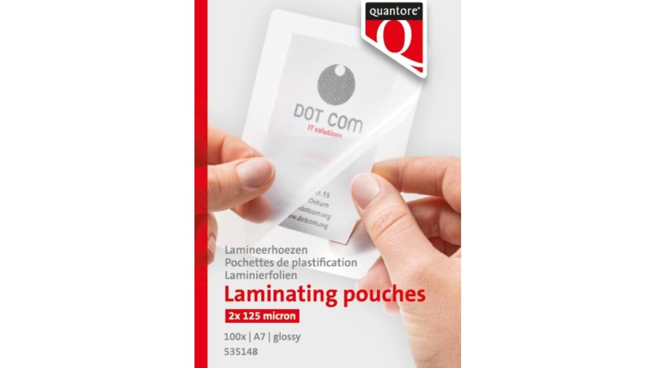 Lamineerhoes Quantore A7 2x125micron 100stuks