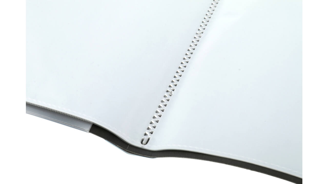 Showmap Opus 2 frontview A4 30-tassen antraciet