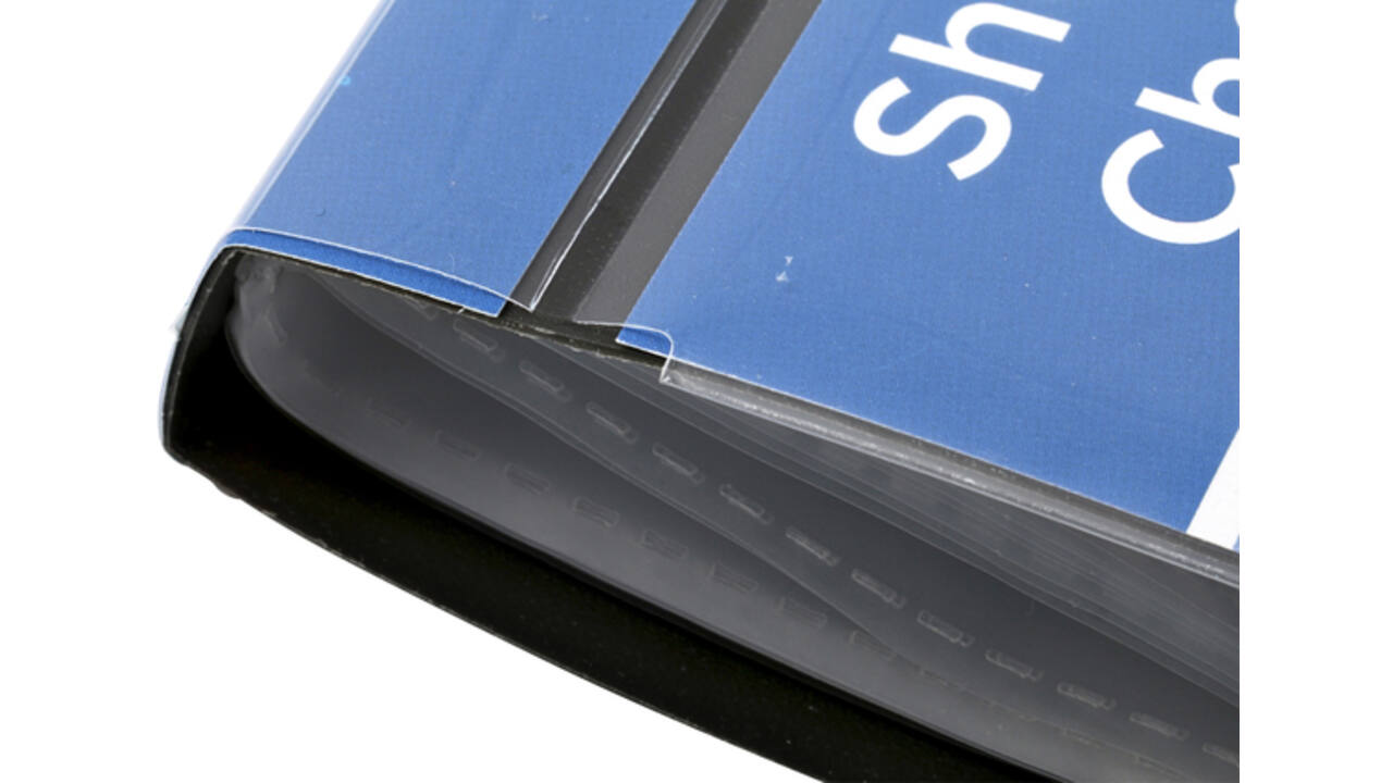 Showmap Opus 2 frontview A5 20-tassen antraciet