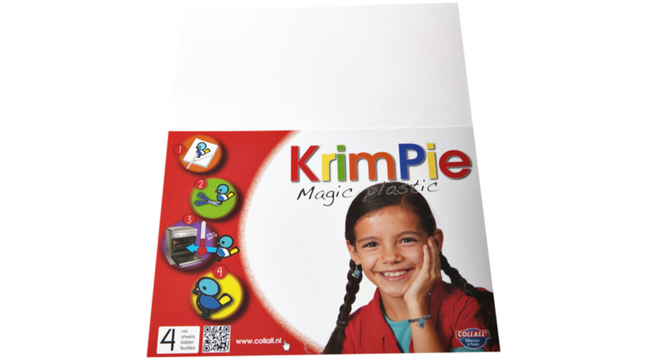 Krimpievel Collall Magic Plastic wit set à 4 vel