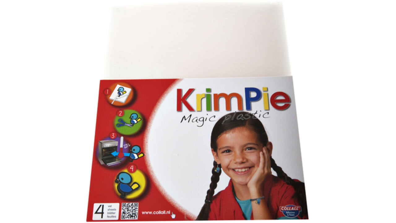 Krimpievel Collall Magic Plastic transparant set à 4 vel