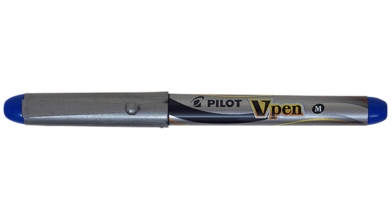 Vulpen Pilot Vpen medium zilver/blauw
