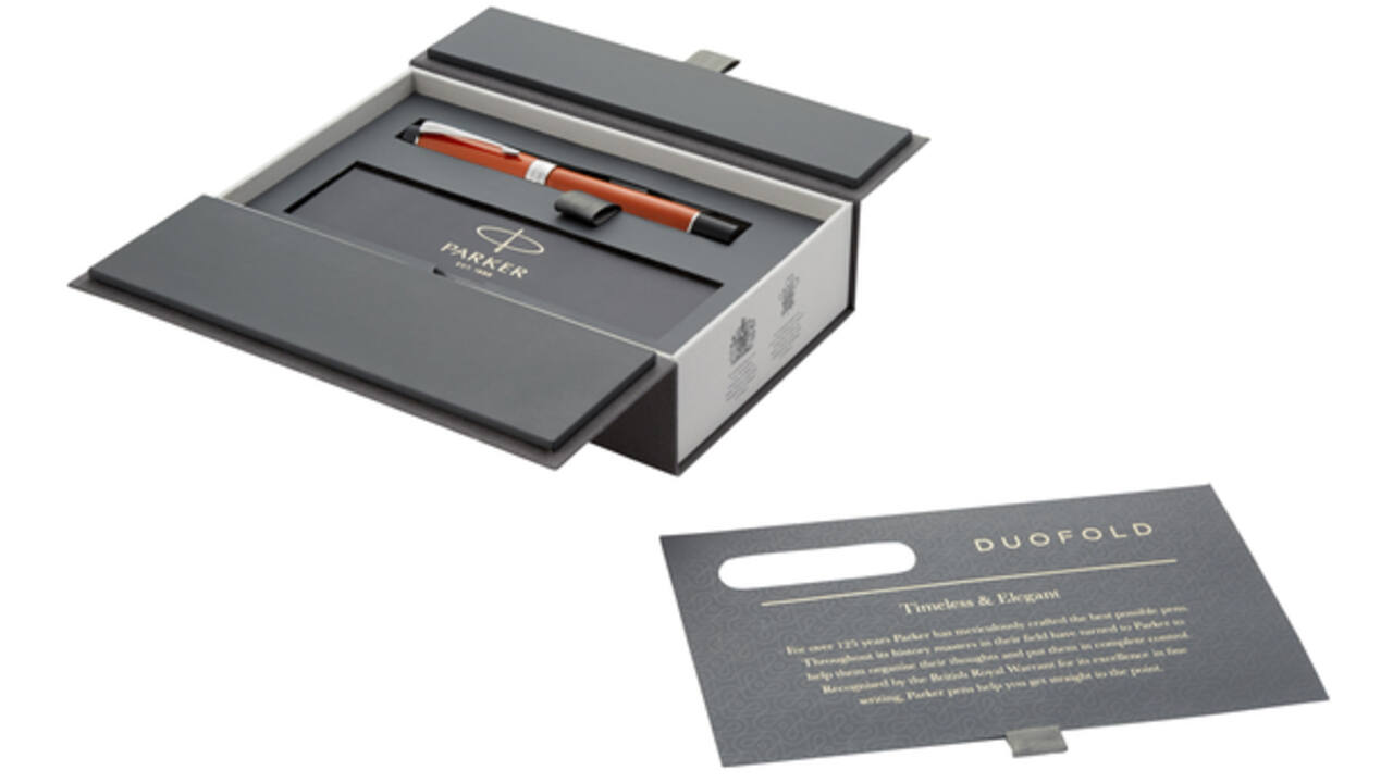Vulpen Parker Duofold Classic Vintage big red lacquer 18k CT medium