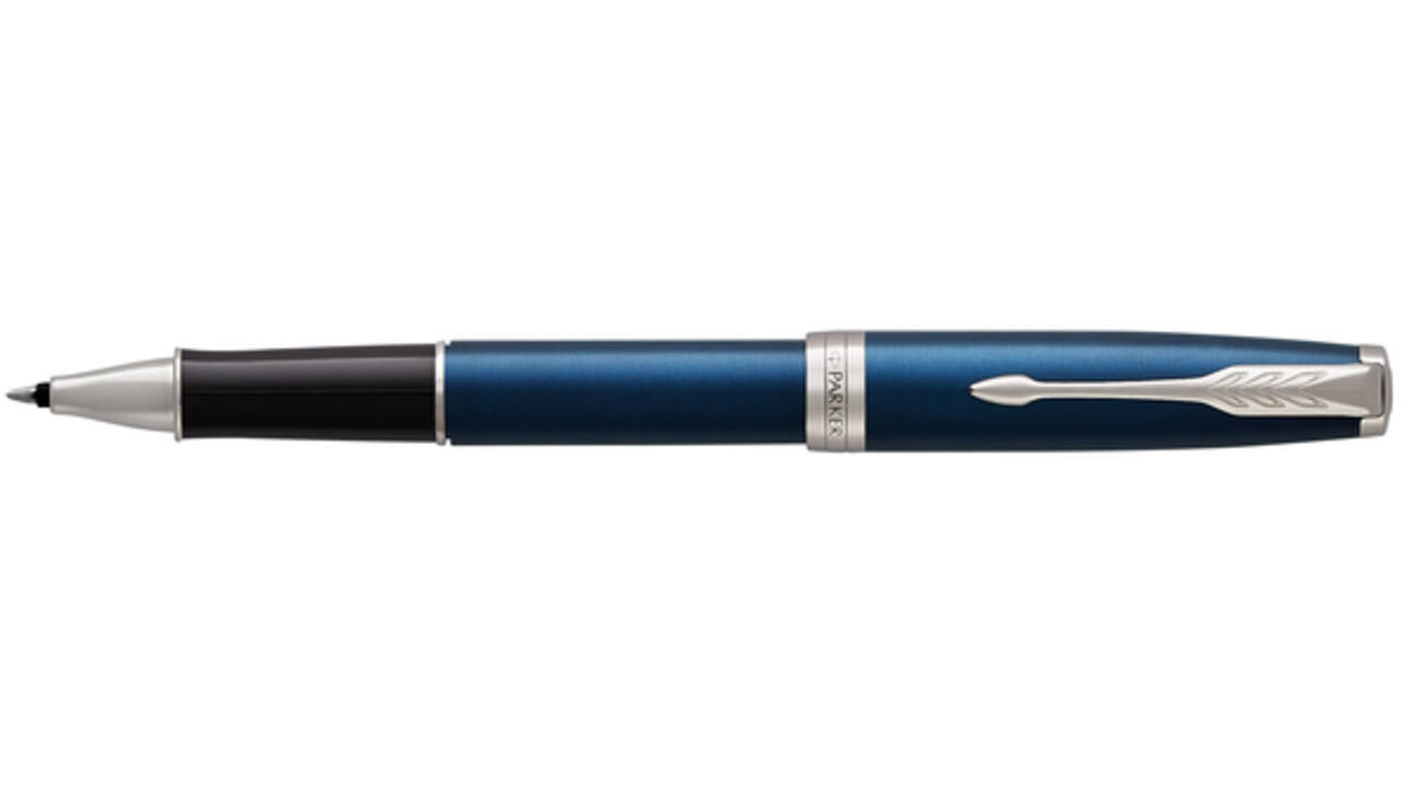 Rollerpen Parker Sonnet blue lacquer PT fijn