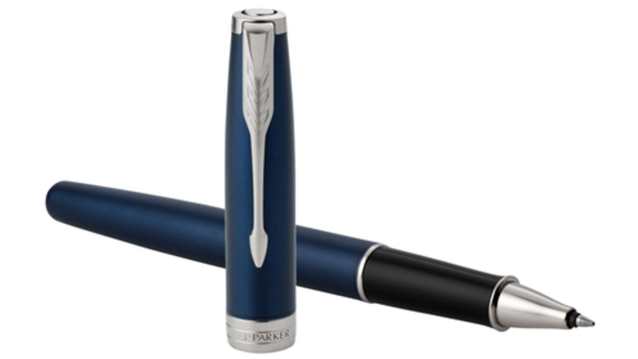 Rollerpen Parker Sonnet blue lacquer PT fijn