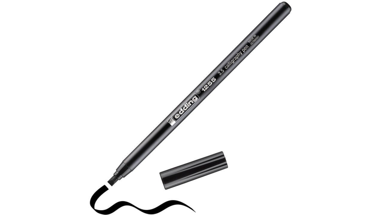 Kalligrafiepen edding 1255 3.5mm zwart