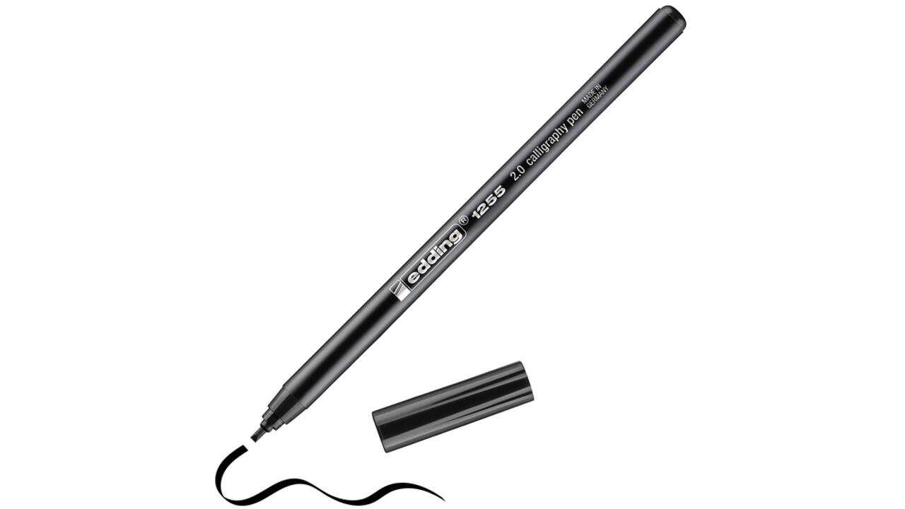 Kalligrafiepen edding 1255 2.0mm zwart