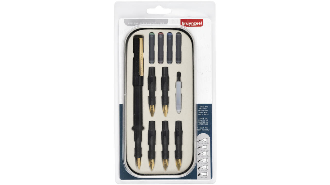 Kalligrafiepen Bruynzeel luxe set 60344014