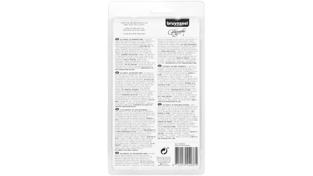 Kalligrafiepen Bruynzeel luxe set 60344014