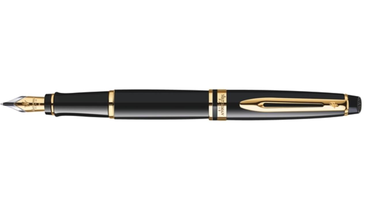 Vulpen Waterman Expert black lacquer GT medium