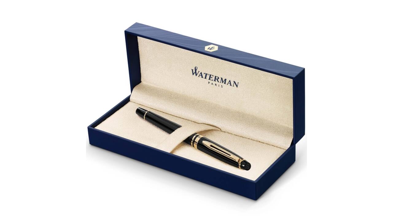Vulpen Waterman Expert black lacquer GT medium