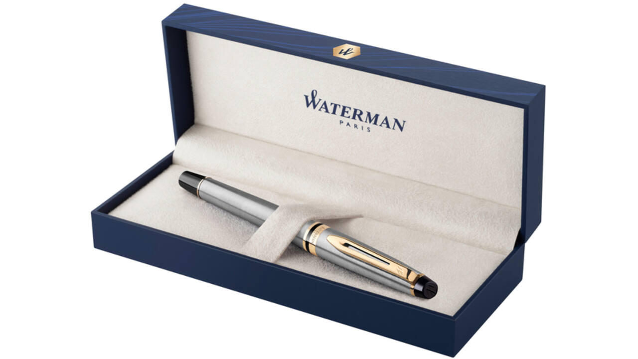 Vulpen Waterman Expert stainless steel GT medium