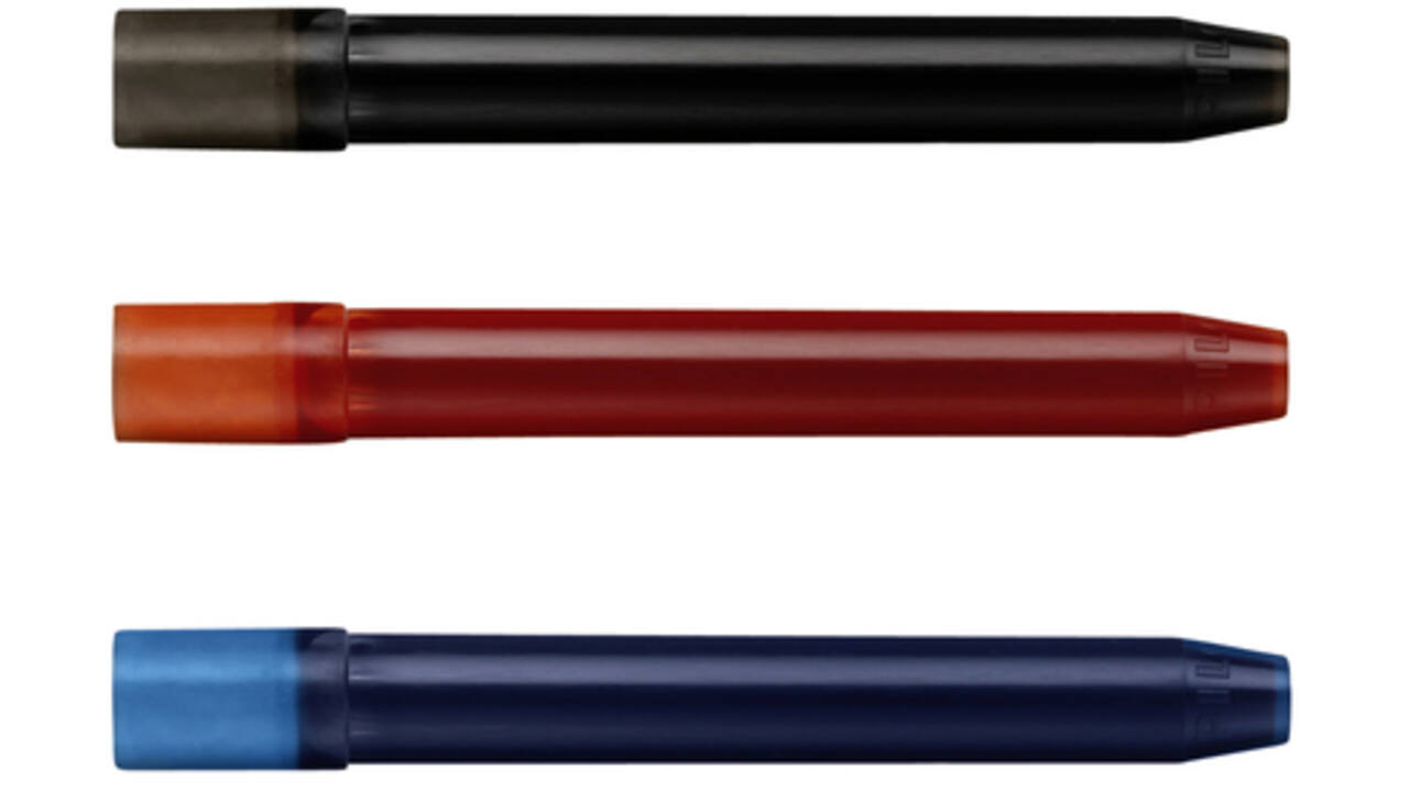 Inktpatroon PILOT Begreen Hi-Tecpoint V5/V7 zwart set à 3 stuks
