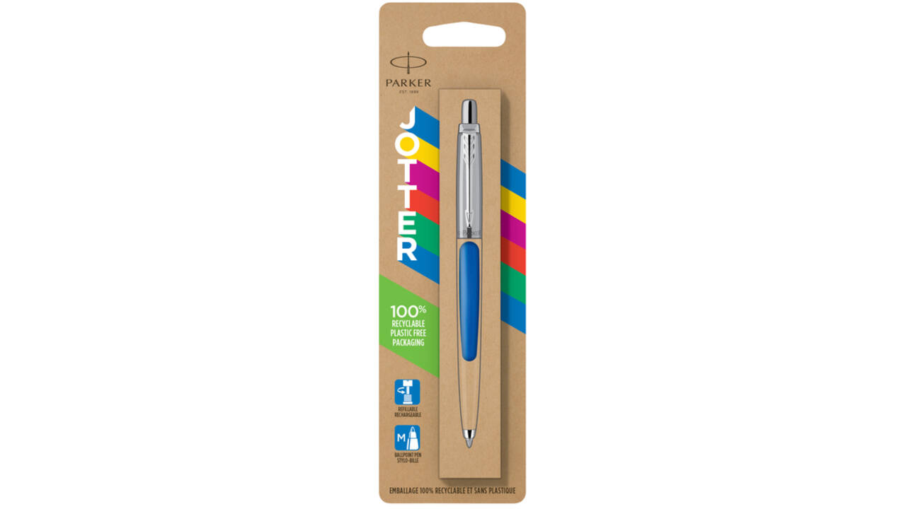 Balpen Parker Jotter Original blue CT medium blister à 1 stuk
