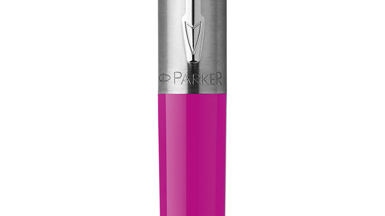 Balpen Parker Jotter Original pink CT medium blister à 1 stuk