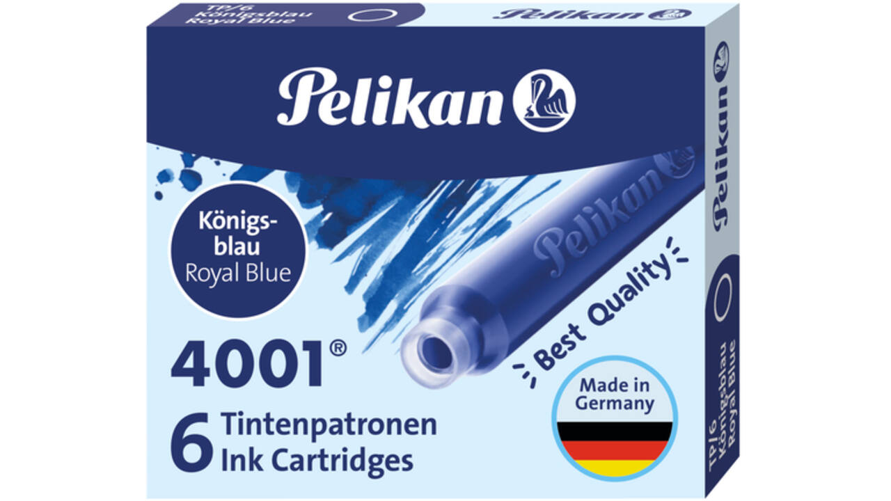 Inktpatroon Pelikan 4001 koningsblauw