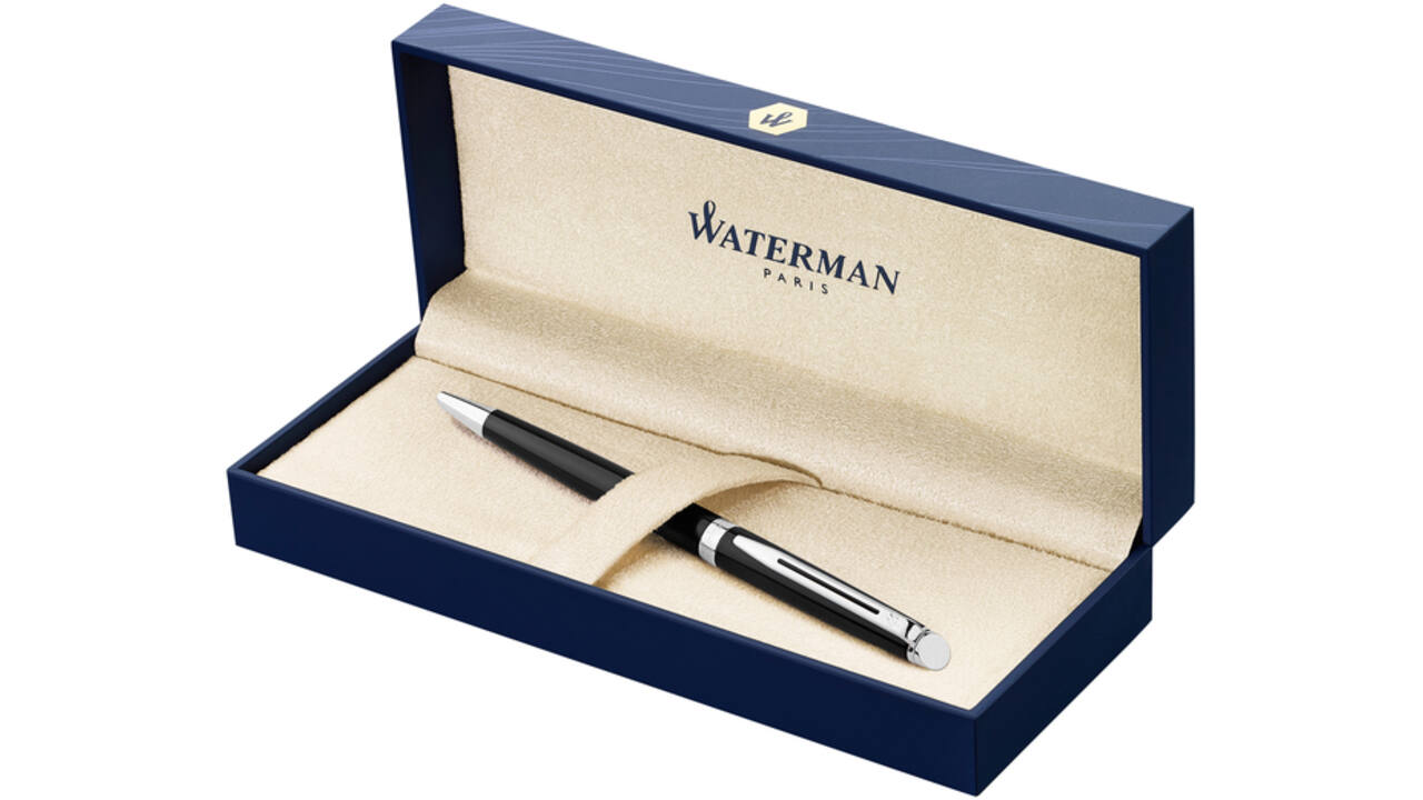 Balpen Waterman Hémisphère black lacquer CT medium