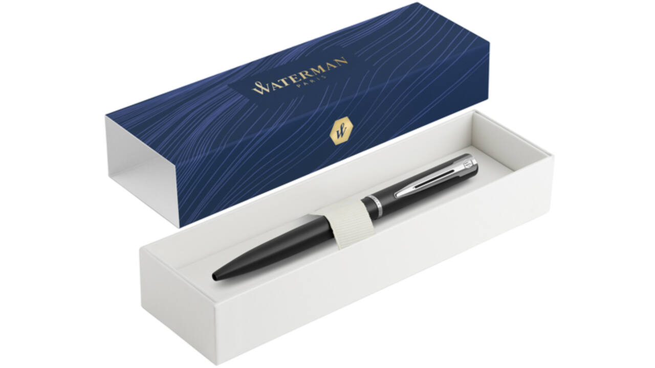 Balpen Waterman Allure black lacquer CT medium