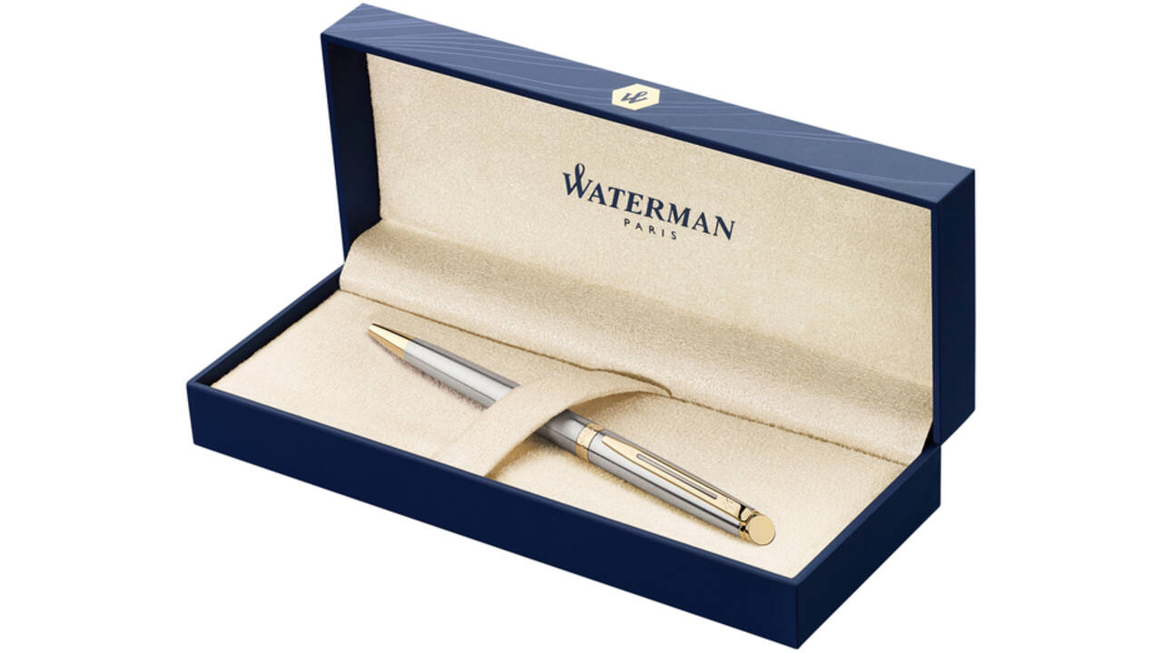 Balpen Waterman Hémisphère stainless steel GT medium