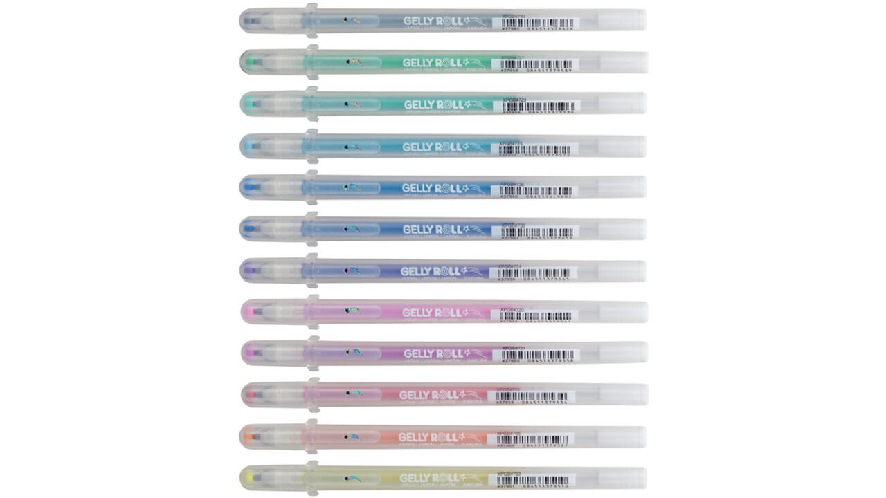 Gelschrijver Sakura Gelly Roll Stardust glitter assorti
